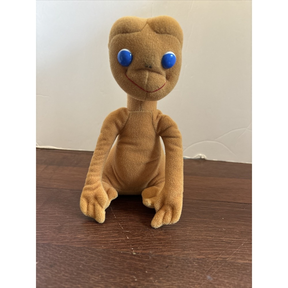 Vtg 1982 E.T.  8"  plush Kamar Showtime‎ ET movie doll toy stuffed animal 80's